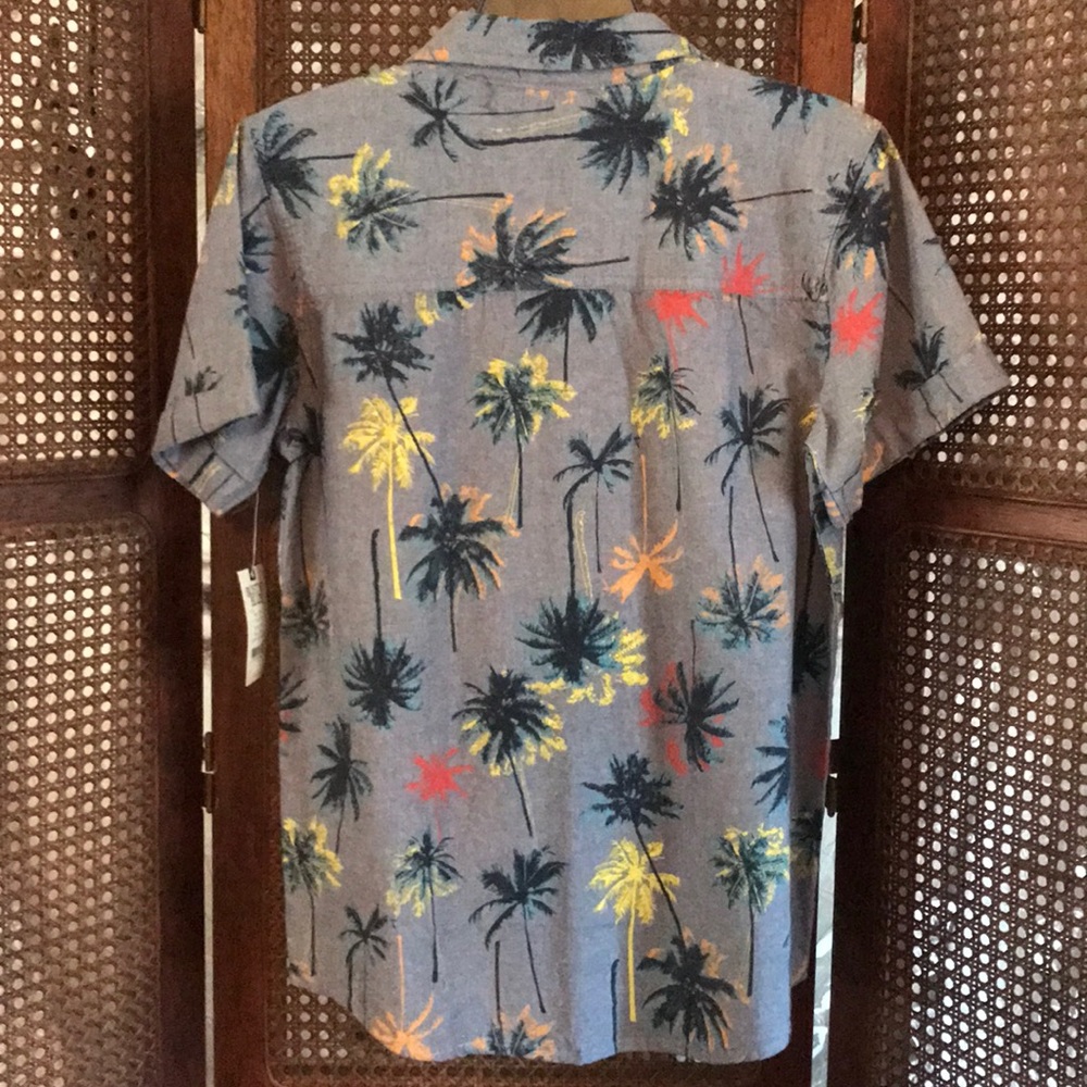 New! Rustic Blue Button Down Top - Picture 5 of 5